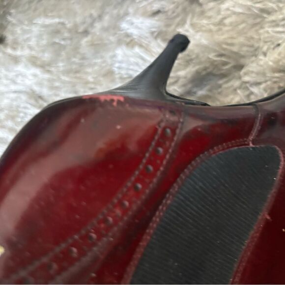 Dolce Gabbana Anguilla pointy heels stiletto booties stretch boots ankle shoes - Picture 11 of 11